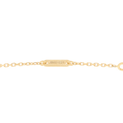 Van Cleef & Arpels 18K Yellow Gold Mother of Pearl Sweet Alhambra Pendant Necklace 4 of 5