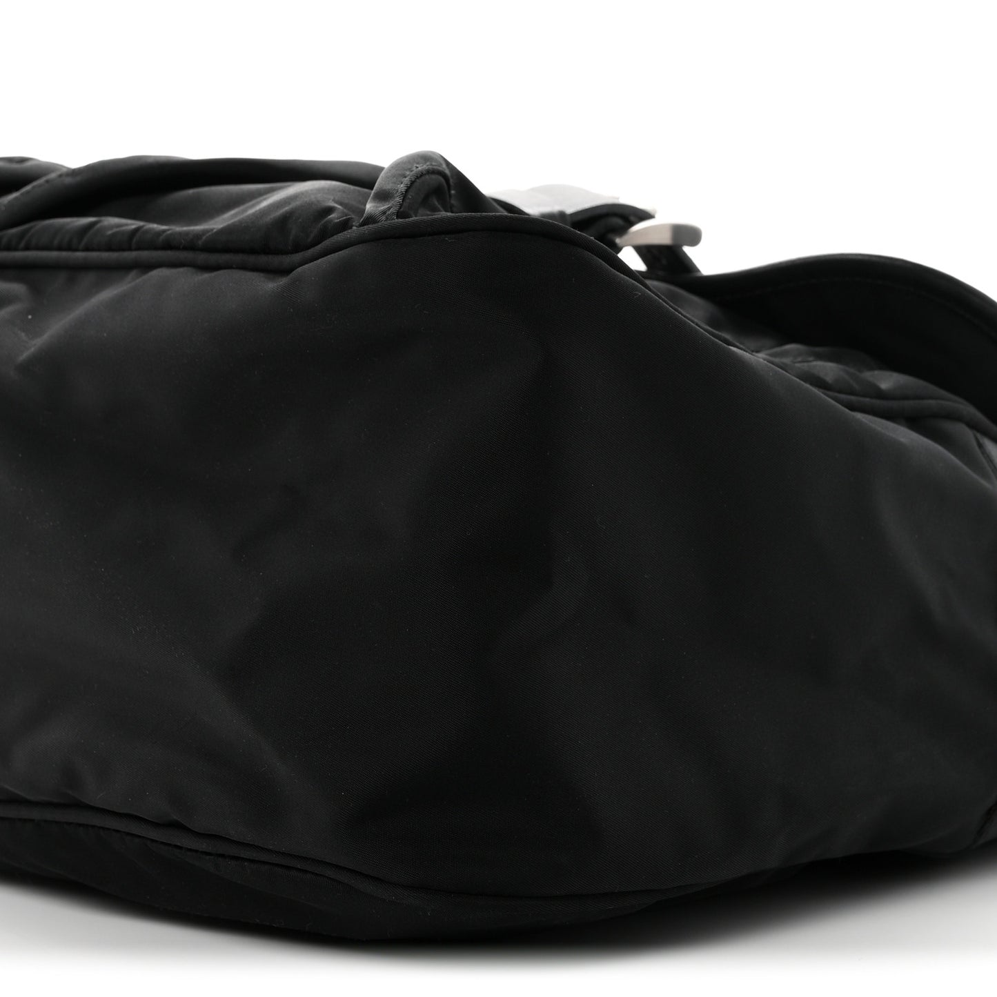 Nylon Vela Sport Messenger Bag Black