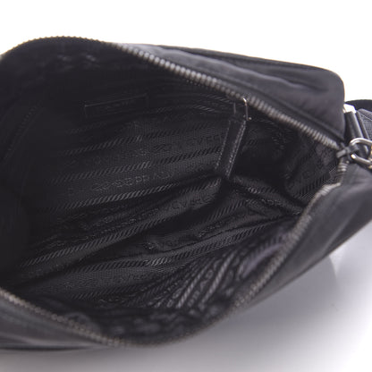 Prada Nylon Tessuto Messenger Bag Black 5 of 10