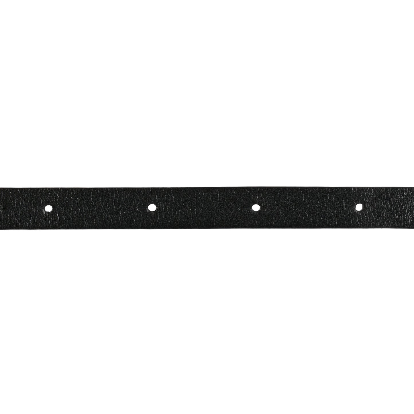 Calfskin Metal CC Chain Belt 70 28 Black White