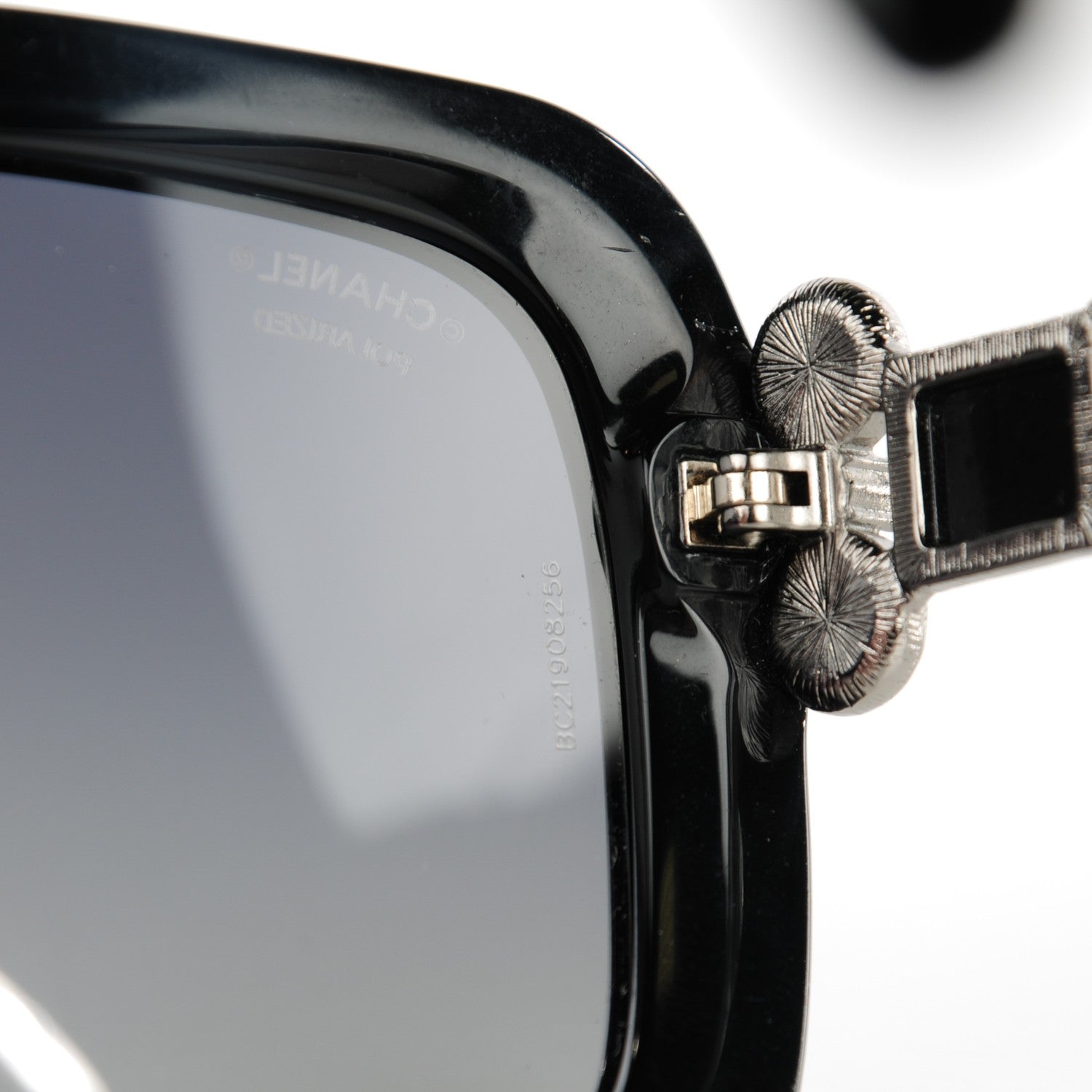 Chanel Pearl Crystal Bijoux Polarized Sunglasses 5335-H-B Black 5 of 7