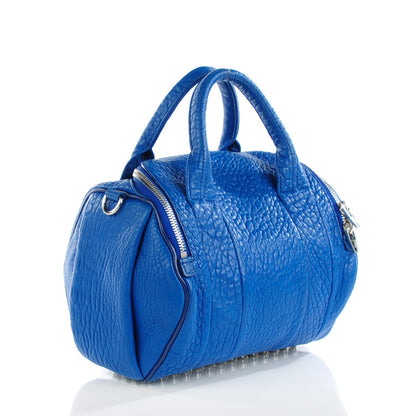 Alexander Wang Pebbled Lambskin Rockie Royal Blue 3 of 9