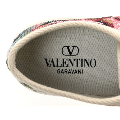 Valentino Garavani Metallic Jacquard Apres L'hiver Womens Bay By Bay Sneakers 39 Multicolor 8 of 10