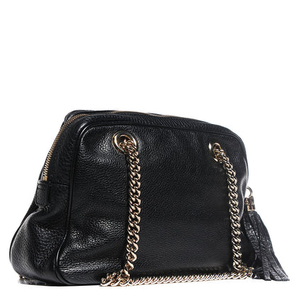 Gucci Pebbled Calfskin Small Soho Bowler Black 3 of 9