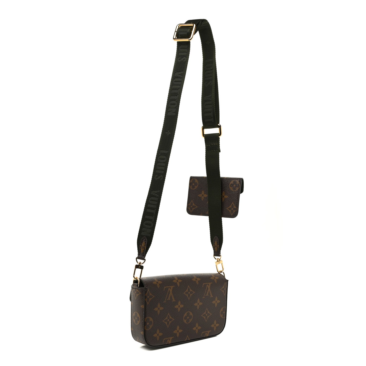 Louis Vuitton Monogram Felicie Strap & Go Kaki 3 of 11