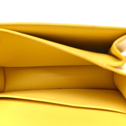 Celine Box Calfskin Teen Classic Box Flap Bag Yellow 5 of 11