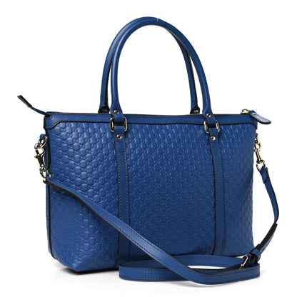 Gucci Soft Microguccissima Small Zippered Satchel Caspian 3 of 9