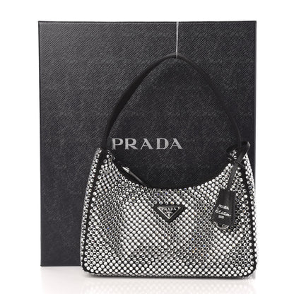 Prada Satin Crystal Mini Re-Edition 2000 Bag Cristal 11 of 11
