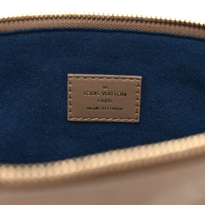 Louis Vuitton Lambskin Embossed Monogram Coussin PM Taupe 7 of 9