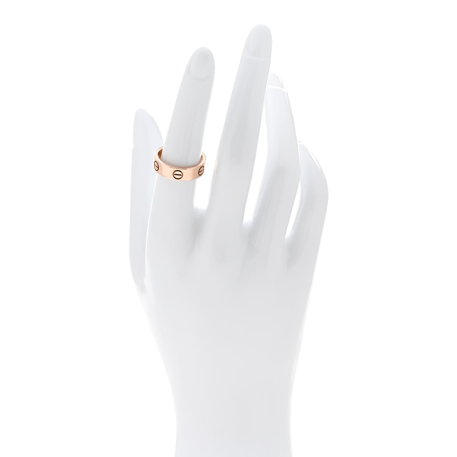 Cartier 18K Pink Gold 5.5mm LOVE Ring 53 6.5 2 of 4