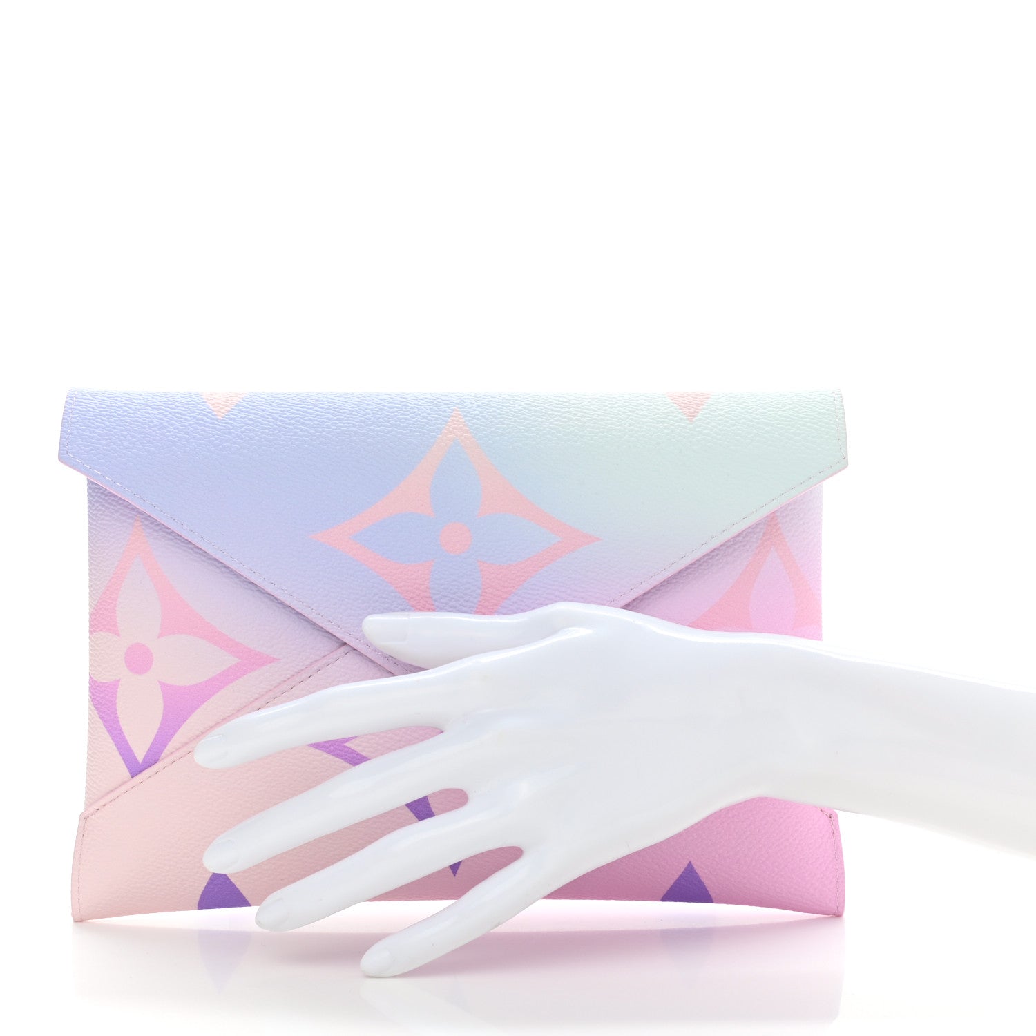 Louis Vuitton Monogram Giant Spring In The City Kirigami Pochette Set Sunrise Pastel Midnight Fuchsia Sunset Kaki 3 of 9