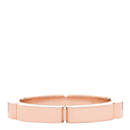 Cartier 18K Pink Gold Diamond Maillon Panthere Wedding Band Ring 46 3.75 3 of 5