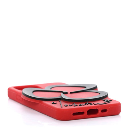 Christian Louboutin Rubber Pensee iPhone 11 Case Black Red 3 of 4