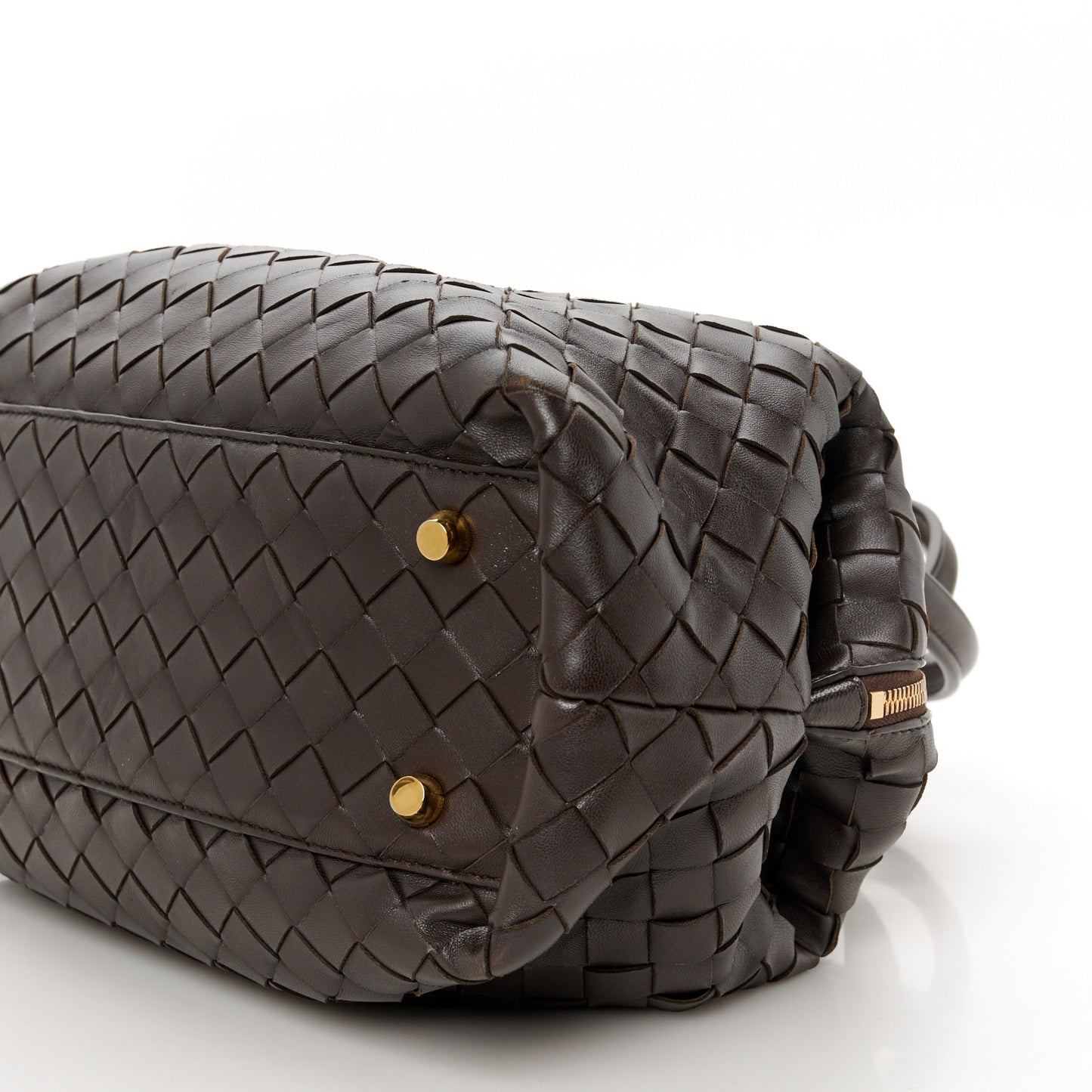 Nappa Intrecciato Bauletto Fondant