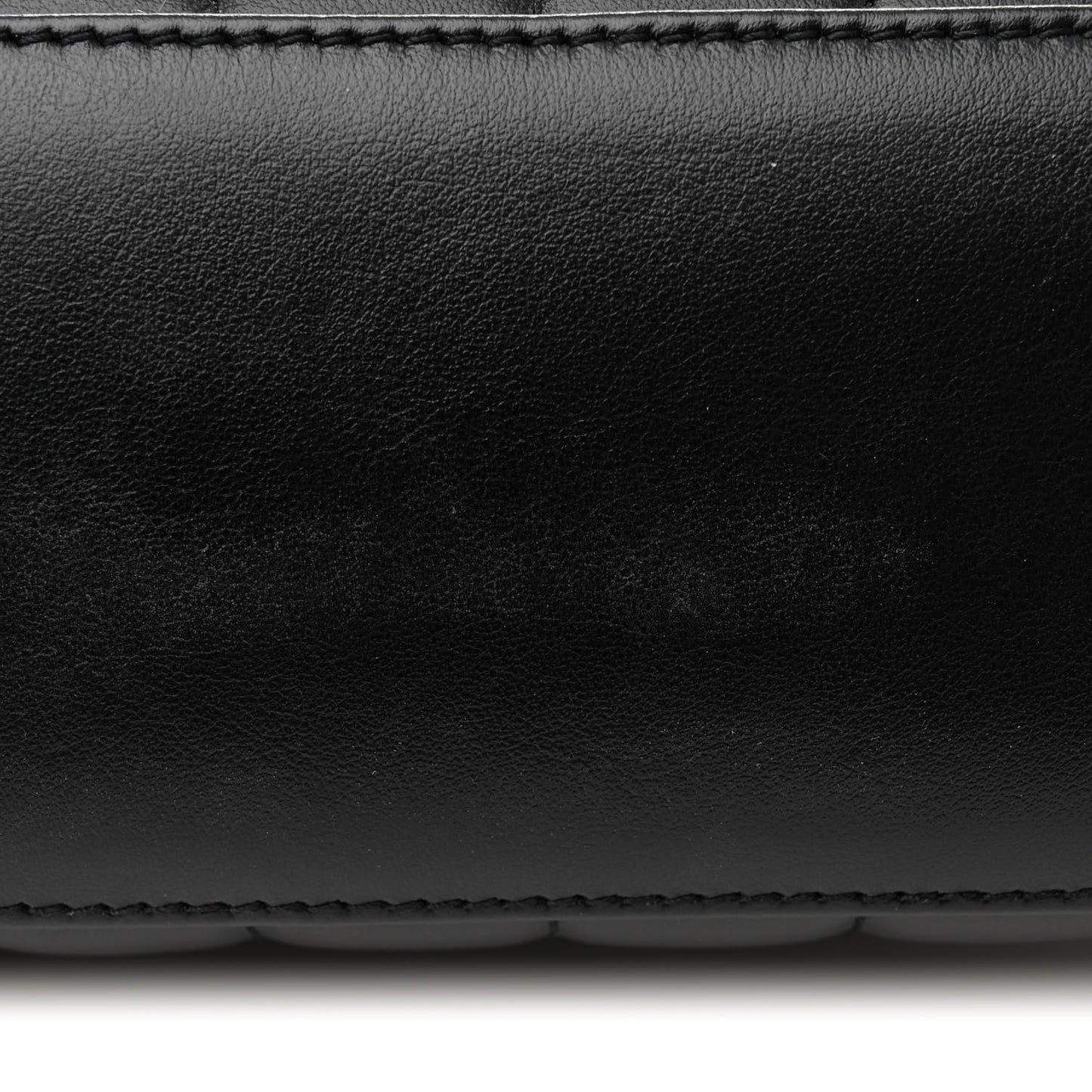 Calfskin Y Quilted Monogram Small Loulou Chain Satchel Black