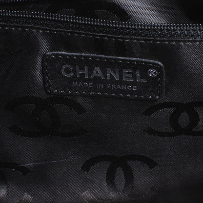 Chanel Calfskin Quilted Large Cambon Bowler Pink Black 6 of 8