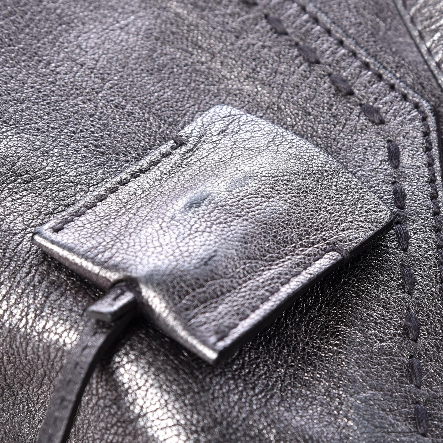 Saint Laurent Metallic Calfskin Large Muse Silver 15 of 15