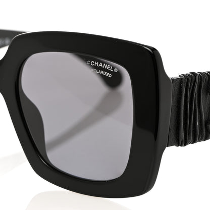 Chanel Acetate Calfskin Square Sunglasses 5474-Q-A Black 7 of 8