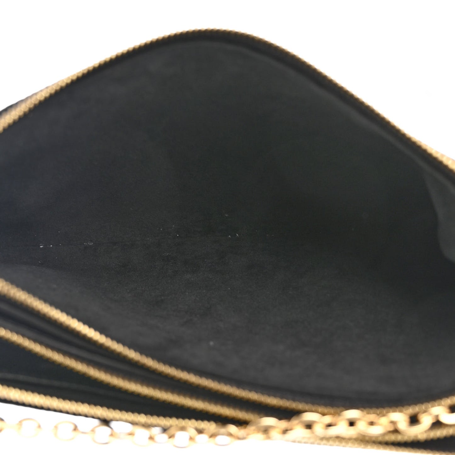 Empreinte Double Zip Pochette Black