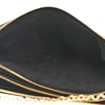 Louis Vuitton Empreinte Double Zip Pochette Black 5 of 10
