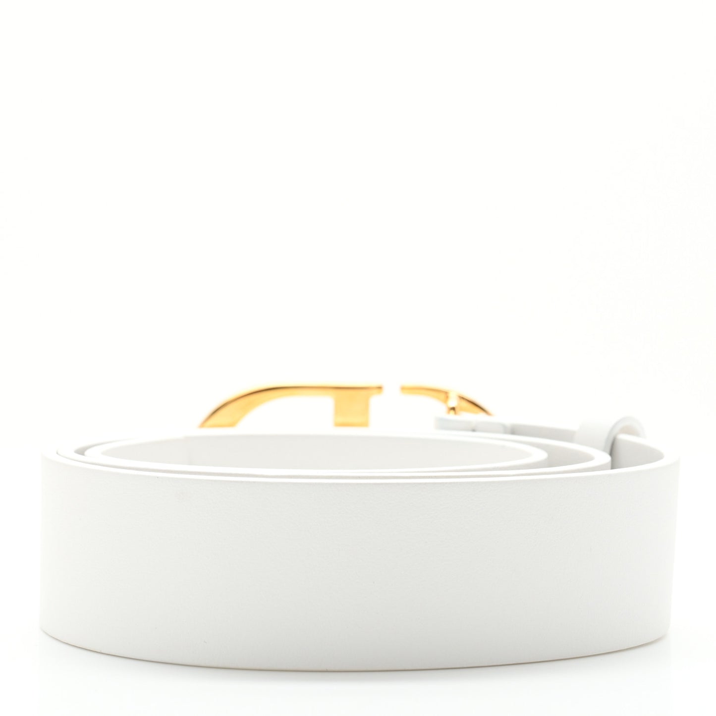 Calfskin 30 Montaigne Belt 85 34 White