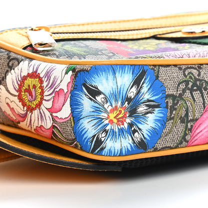 Gucci GG Supreme Monogram Flora Medium Ophidia Belt Bag Beige Multicolor Crop 7 of 8