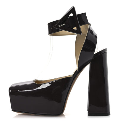 Bottega Veneta Supergloss Patent Tower 40/140mm Platform Pumps 36 Fondant 1 of 10