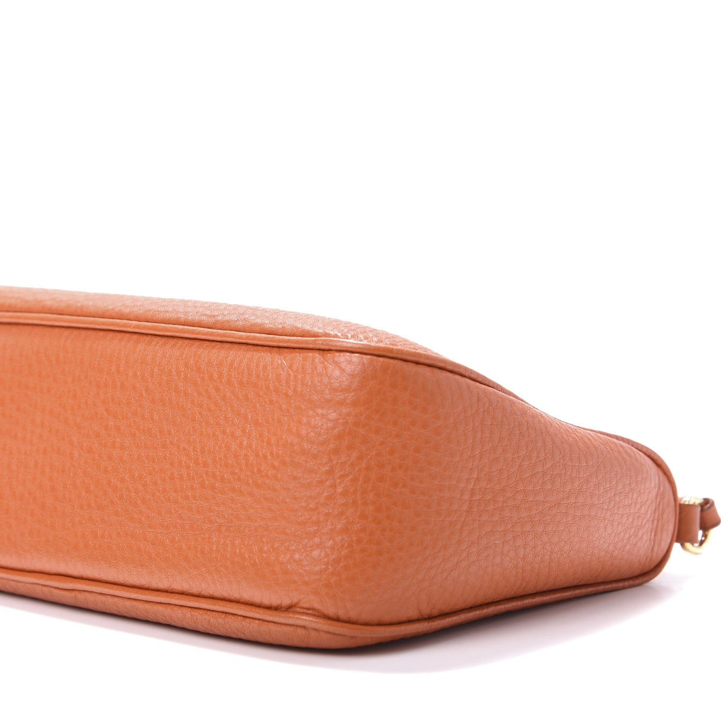 Vitello Daino Shoulder Bag Papaya
