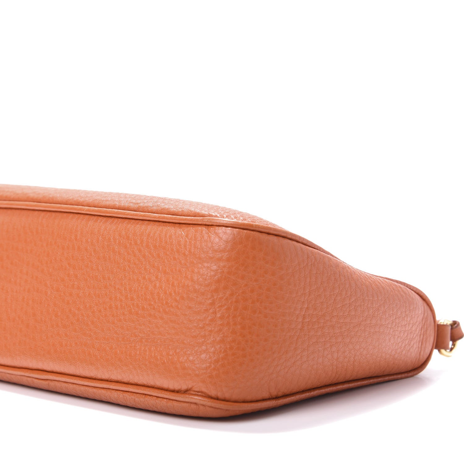Prada Vitello Daino Shoulder Bag Papaya 9 of 10