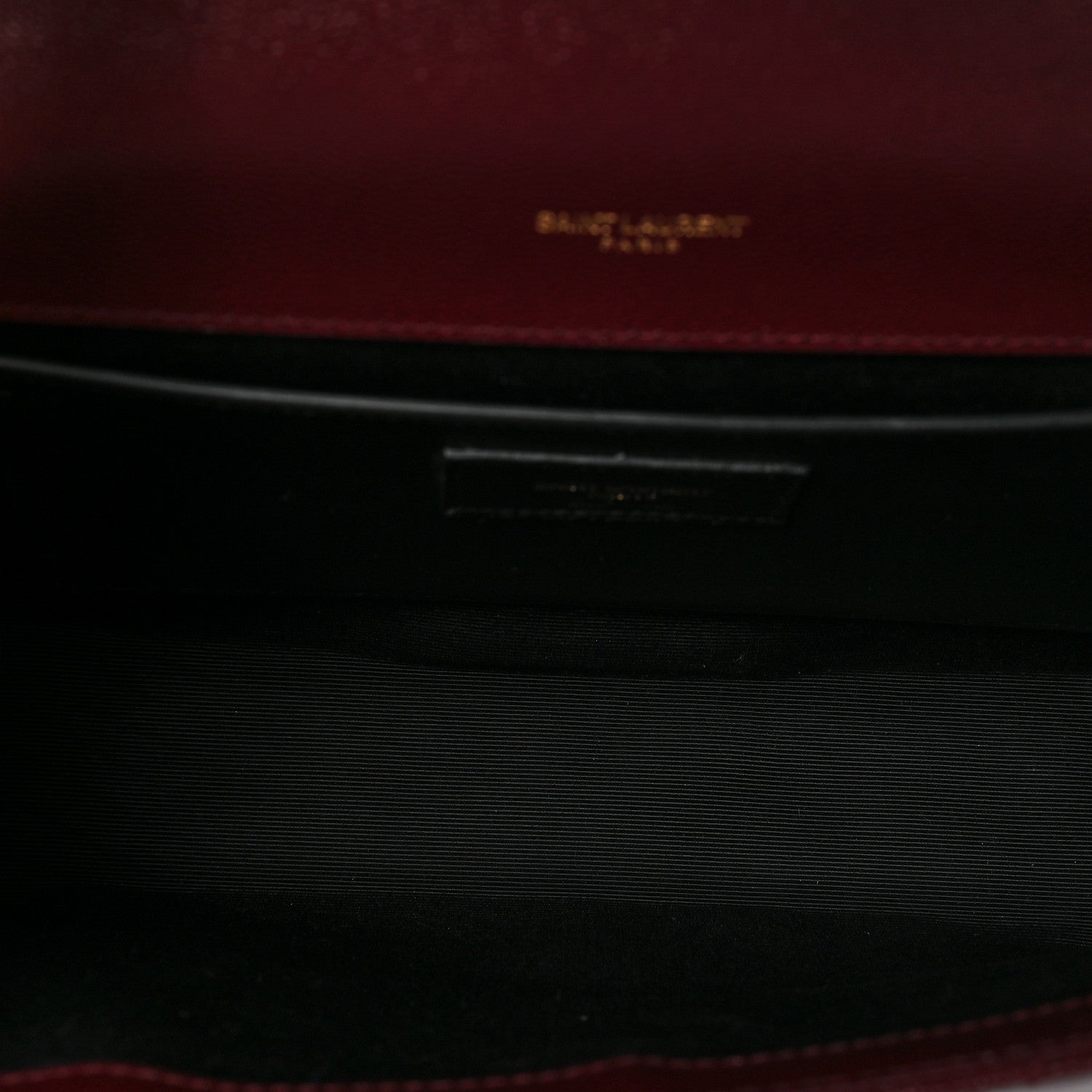 Saint Laurent Grain De Poudre Textured Mixed Matelasse Medium Triquilt Monogram Satchel Rouge Legion 5 of 8