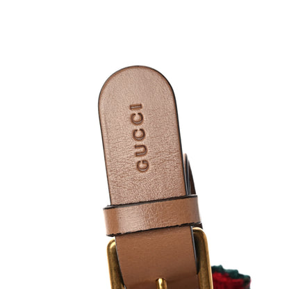 Gucci Raffia Web Visor M Green Red 11 of 11