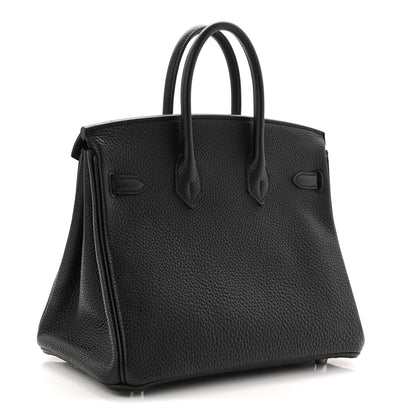 Hermes Togo Birkin 25 Black 3 of 11