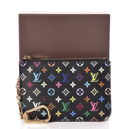 Louis Vuitton Monogram Multicolor Key Pouch Black Grenade 12 of 12