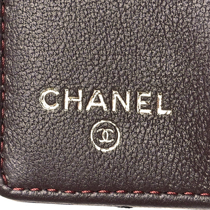 Chanel Lambskin Quilted Classic 4 Key Holder Wallet Black 6 of 12