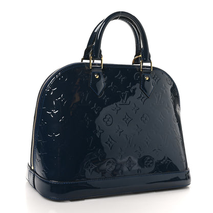 Louis Vuitton Vernis Alma PM Blue Infini 3 of 9