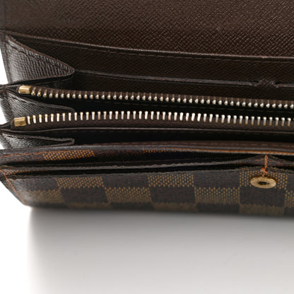Louis Vuitton Damier Ebene Sarah Wallet 10 of 10