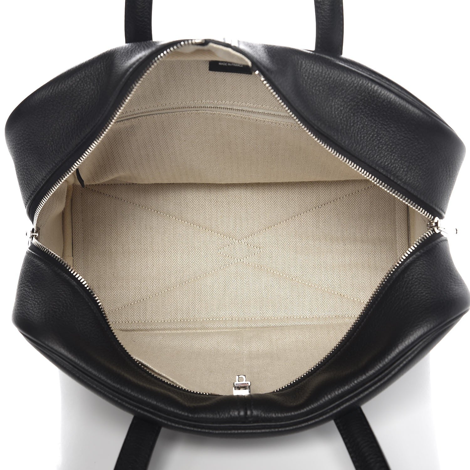 Hermes Taurillon Clemence Victoria II 35 Black 5 of 8