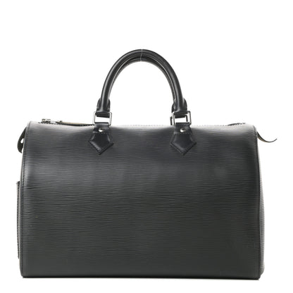 Louis Vuitton Epi Speedy 35 Black 1 of 17
