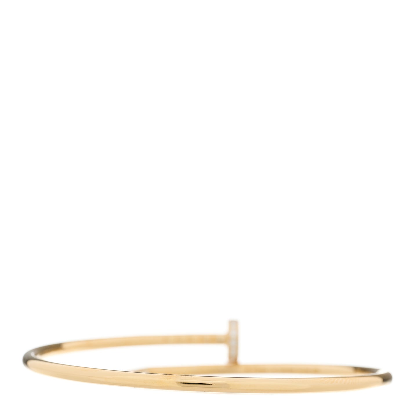 18K Yellow Gold Diamond Small Juste Un Clou Bracelet 16
