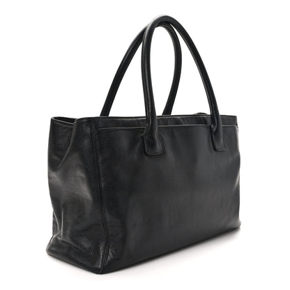 Chanel Calfskin Cerf Executive Shopper Tote Black 4 of 13