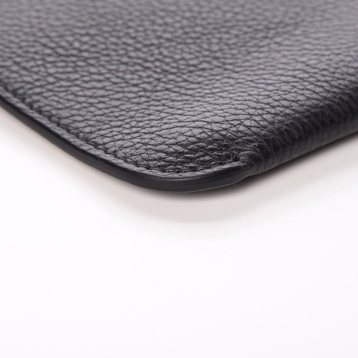 Christian Louboutin Calfskin Loubicute Charms Clutch Black 7 of 8