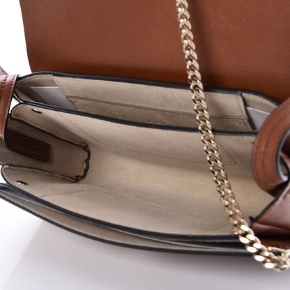Chloe Suede Calfskin Small Faye Shoulder Bag Tobacco 5 of 7