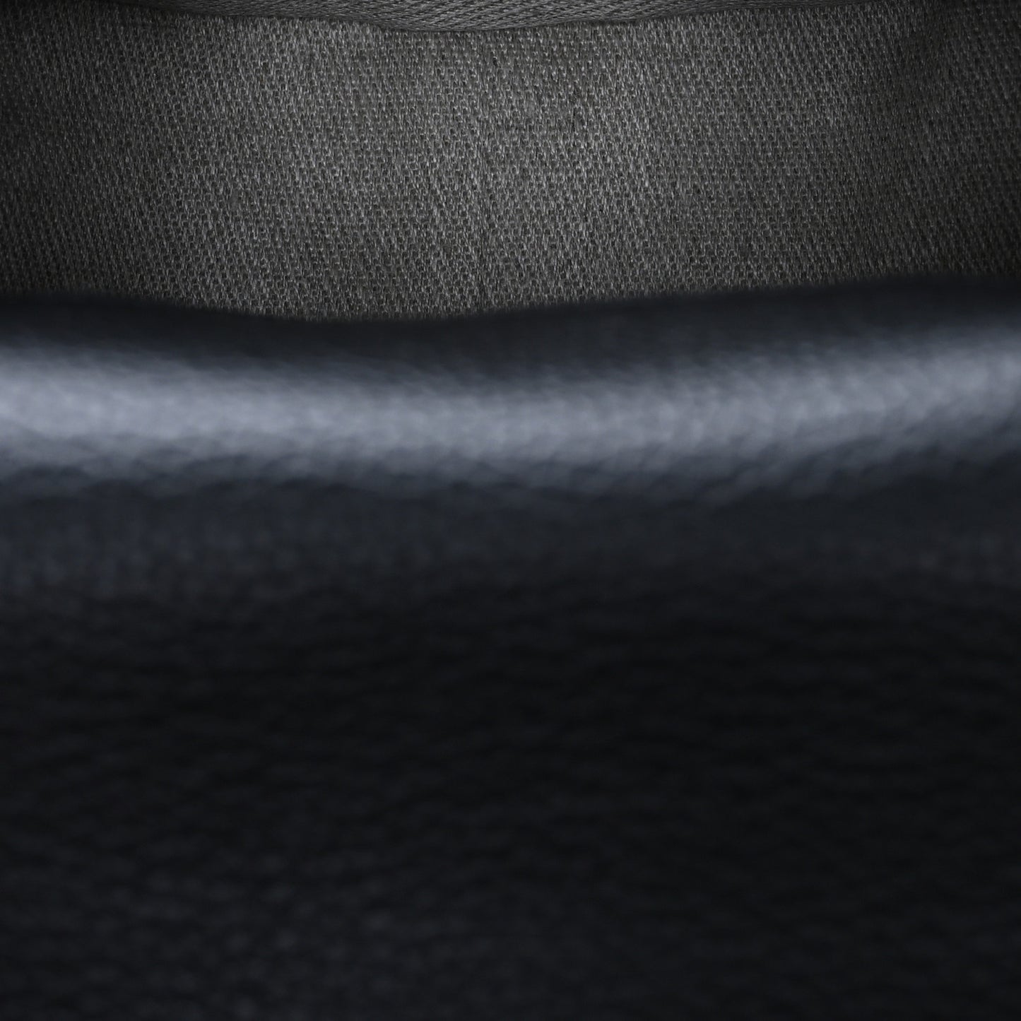 Grained Calfskin Small Marcie Saddle Bag Black