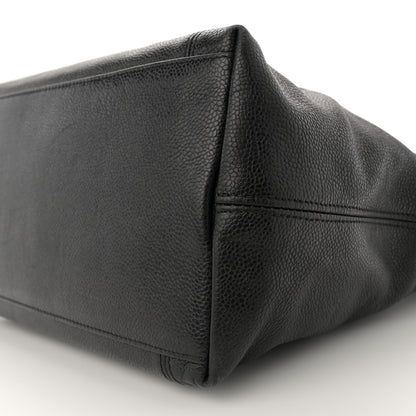 Chanel Caviar CC Shopper Tote Black 10 of 13