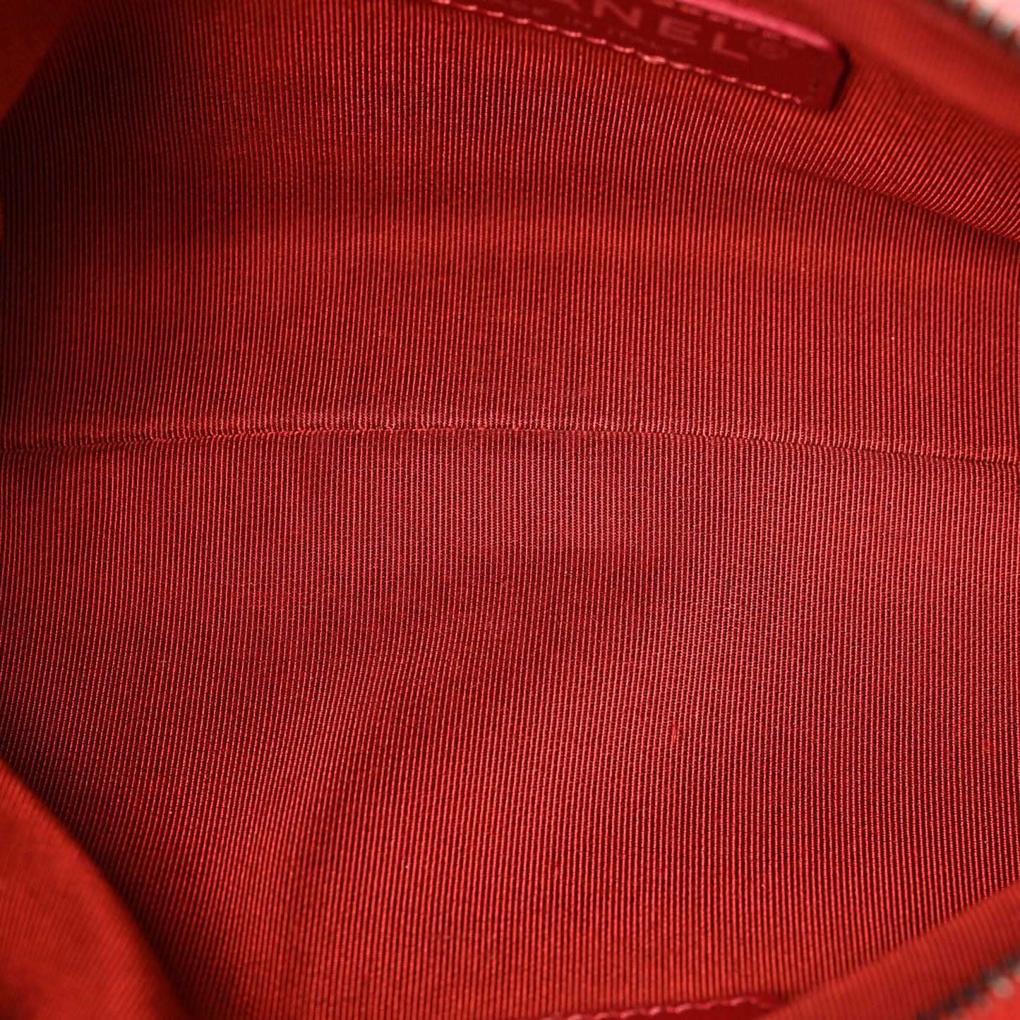 Calfskin Chain 20s Signature Bowling Bag Red