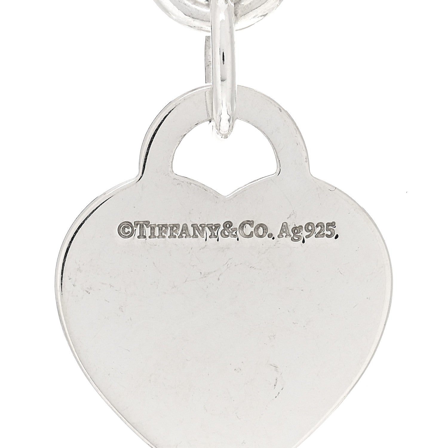 Tiffany Sterling Silver Return to Tiffany Heart Tag Pendant Necklace 4 of 4
