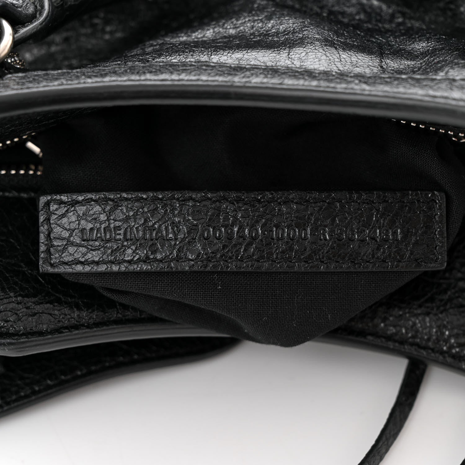 Balenciaga Agneau Arena Crystal Neo Cagole Handbag XS Black 8 of 11