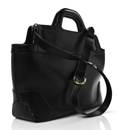 Salvatore Ferragamo Calfskin Wanda Tote Black 1 of 10