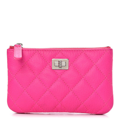 Chanel Goatskin Quilted Small Reissue Cosmetic Case Pink 1 of 8