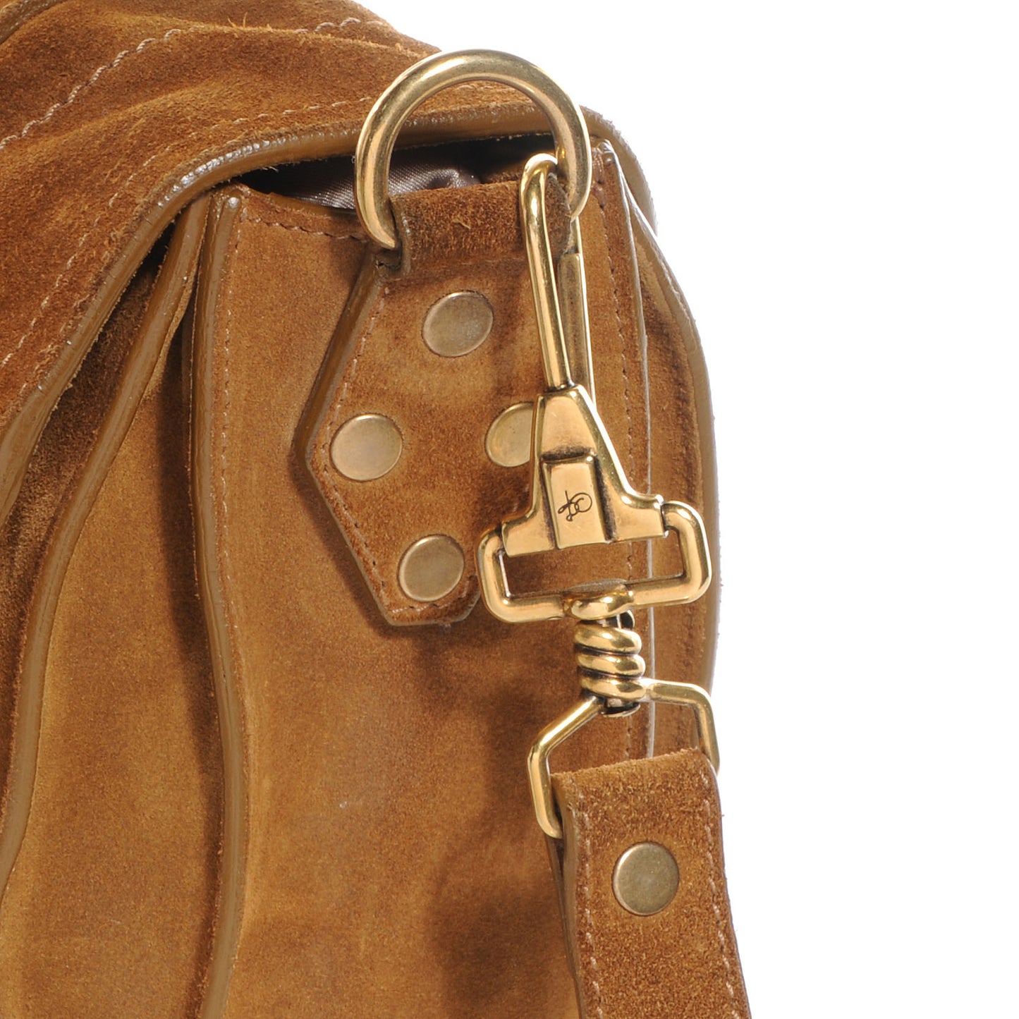 Suede PS1 Medium Satchel Tobacco